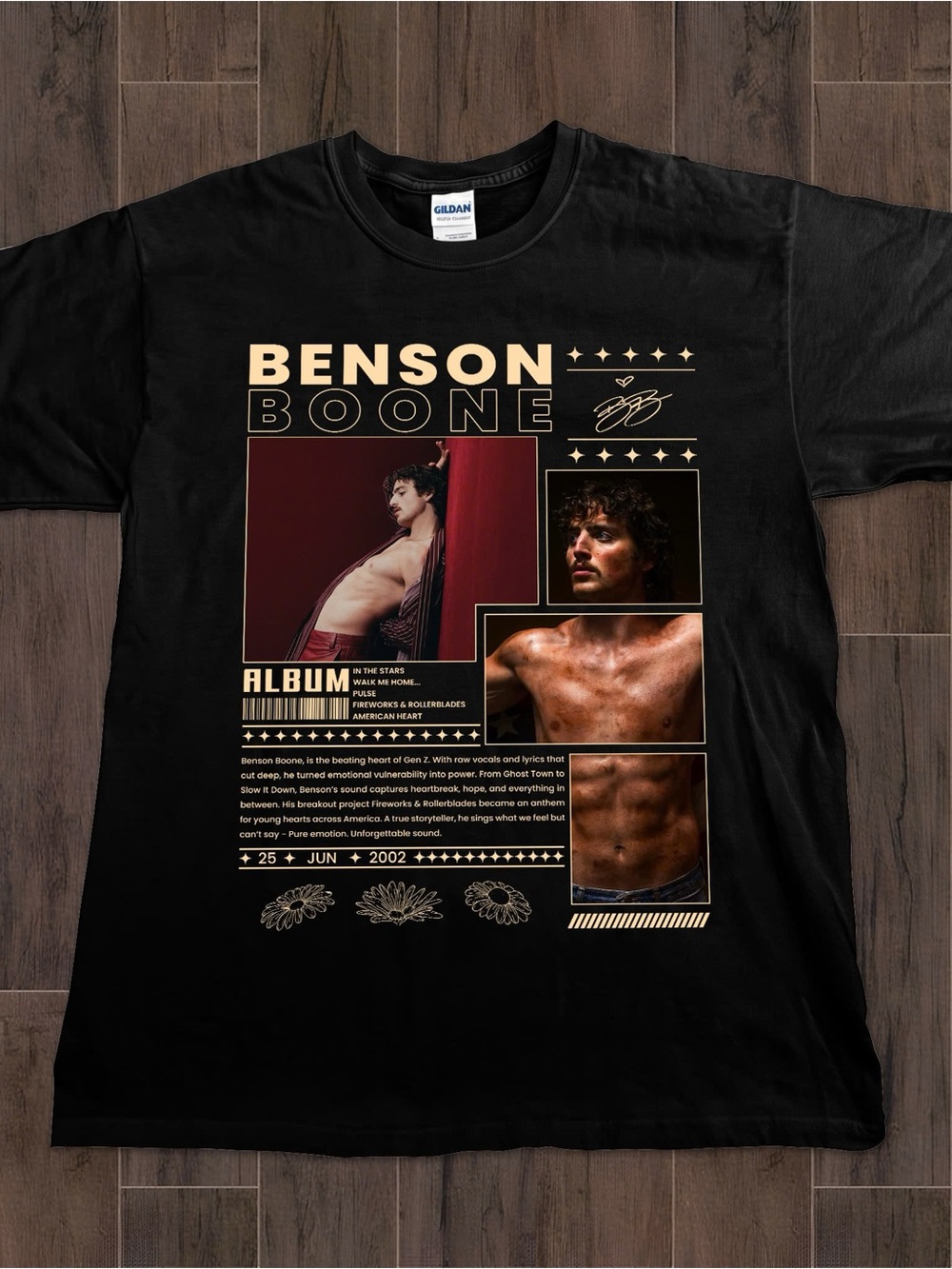 BensonBoone Tour 2026 Black Tshirt